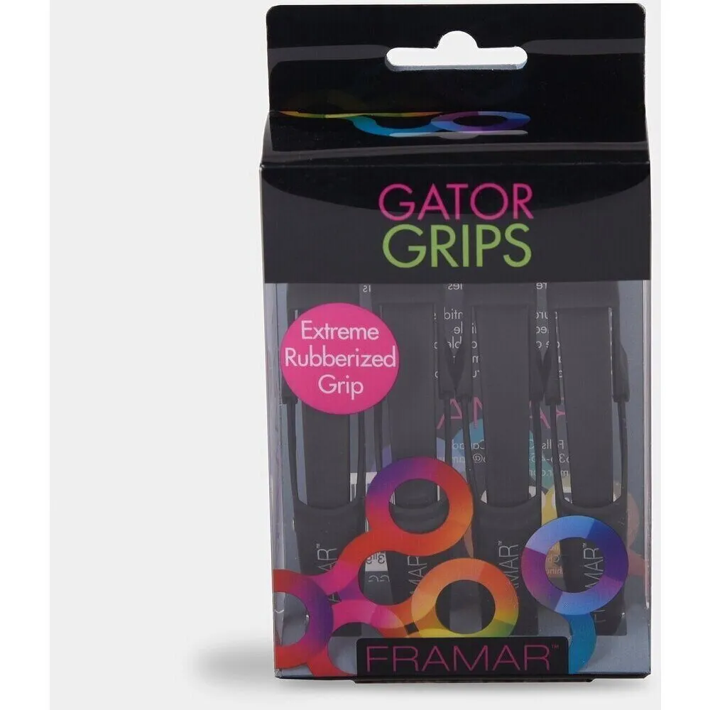 Framar Gator Grip Clips / Black - Set of 4