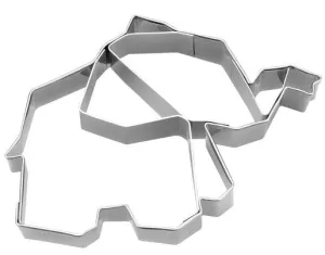Geometric Elephant Cookie Cutter