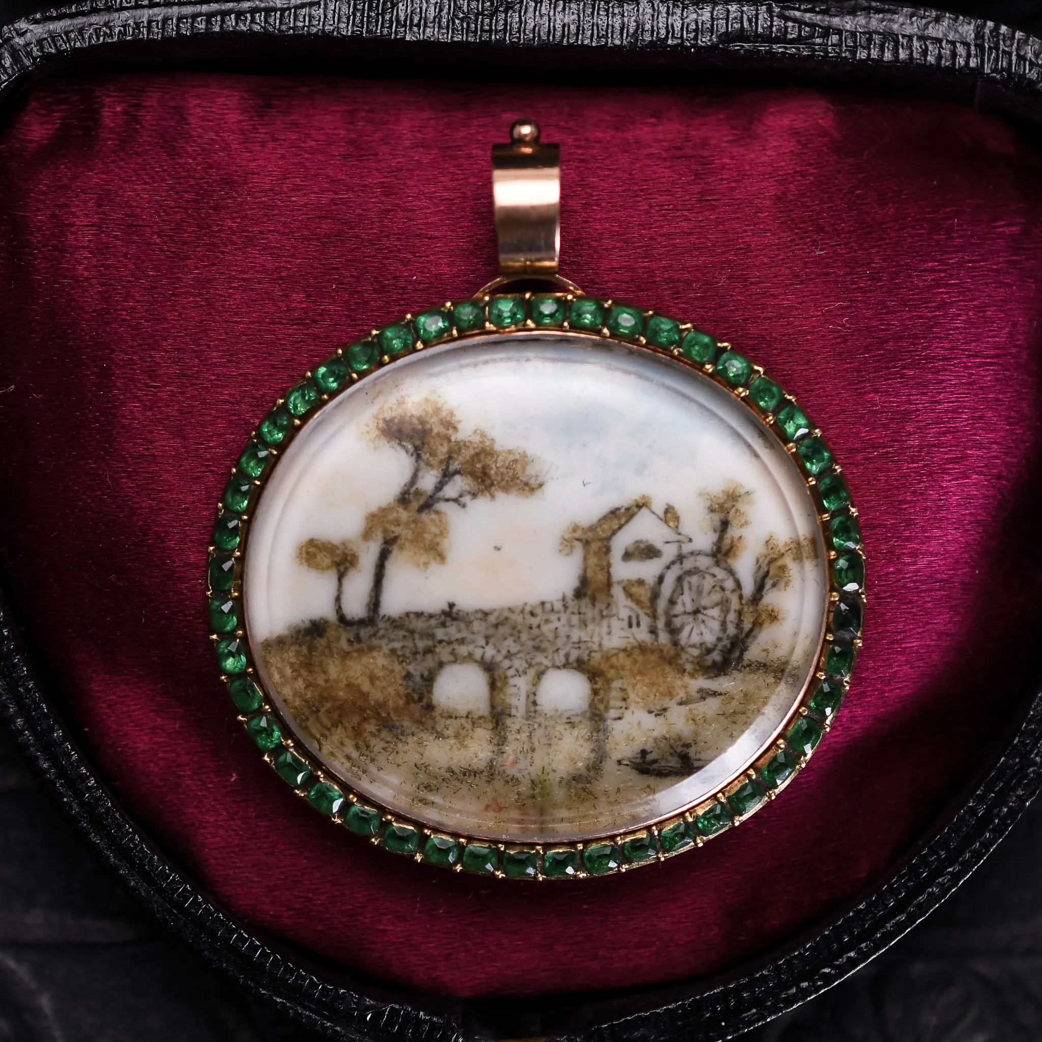 Georgian Hairwork Memorial Locket