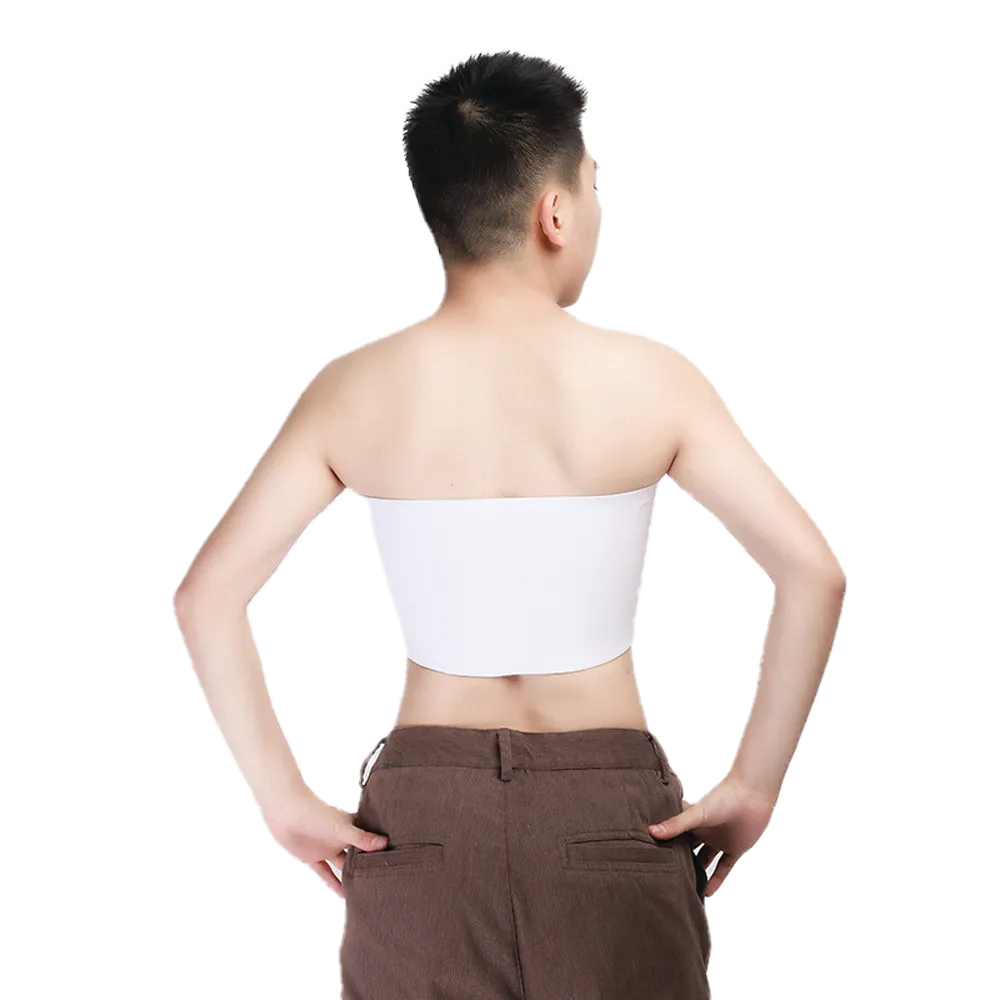 GF Strapless Chest Binder - White XLarge