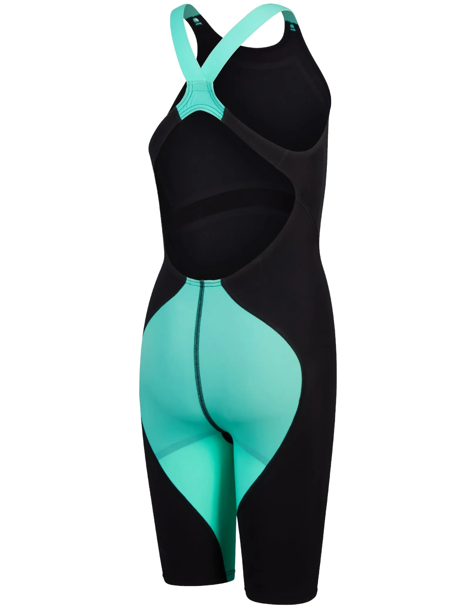 Girls Fastskin Junior LZR Ignite Kneeskin - Black/Green