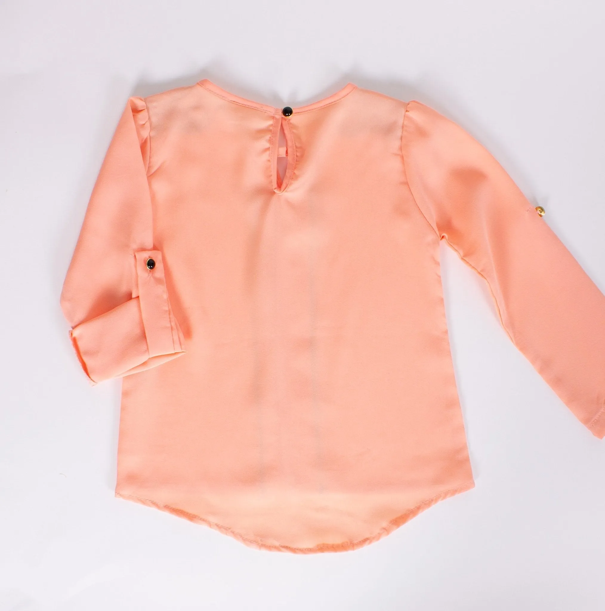 Girls Shirt Peach Color