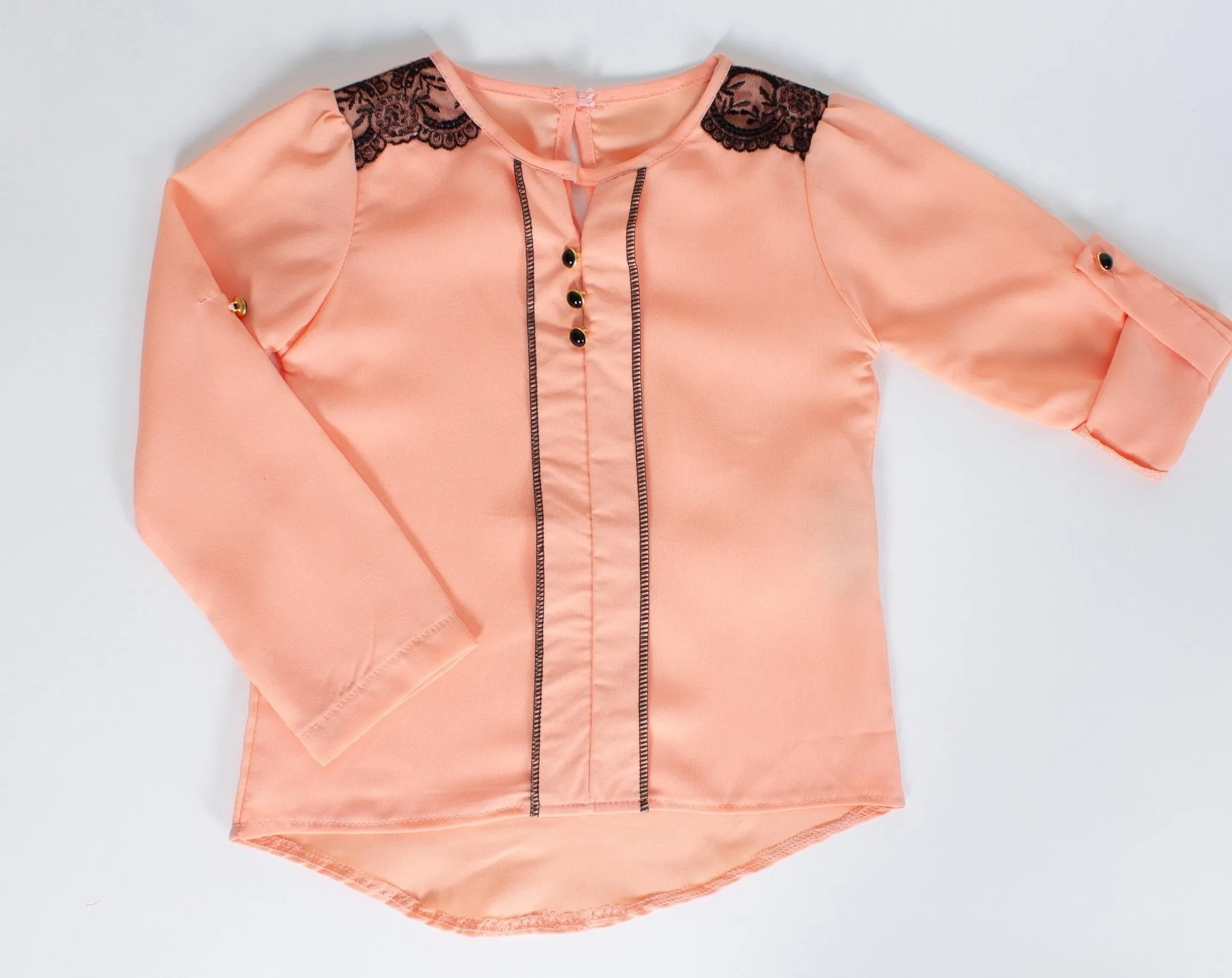 Girls Shirt Peach Color