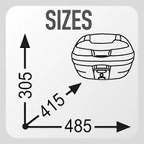 Givi E340NT Monolock Top Box (34 litre)