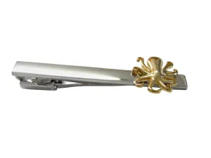 Gold Toned Octopus Square Tie Clip