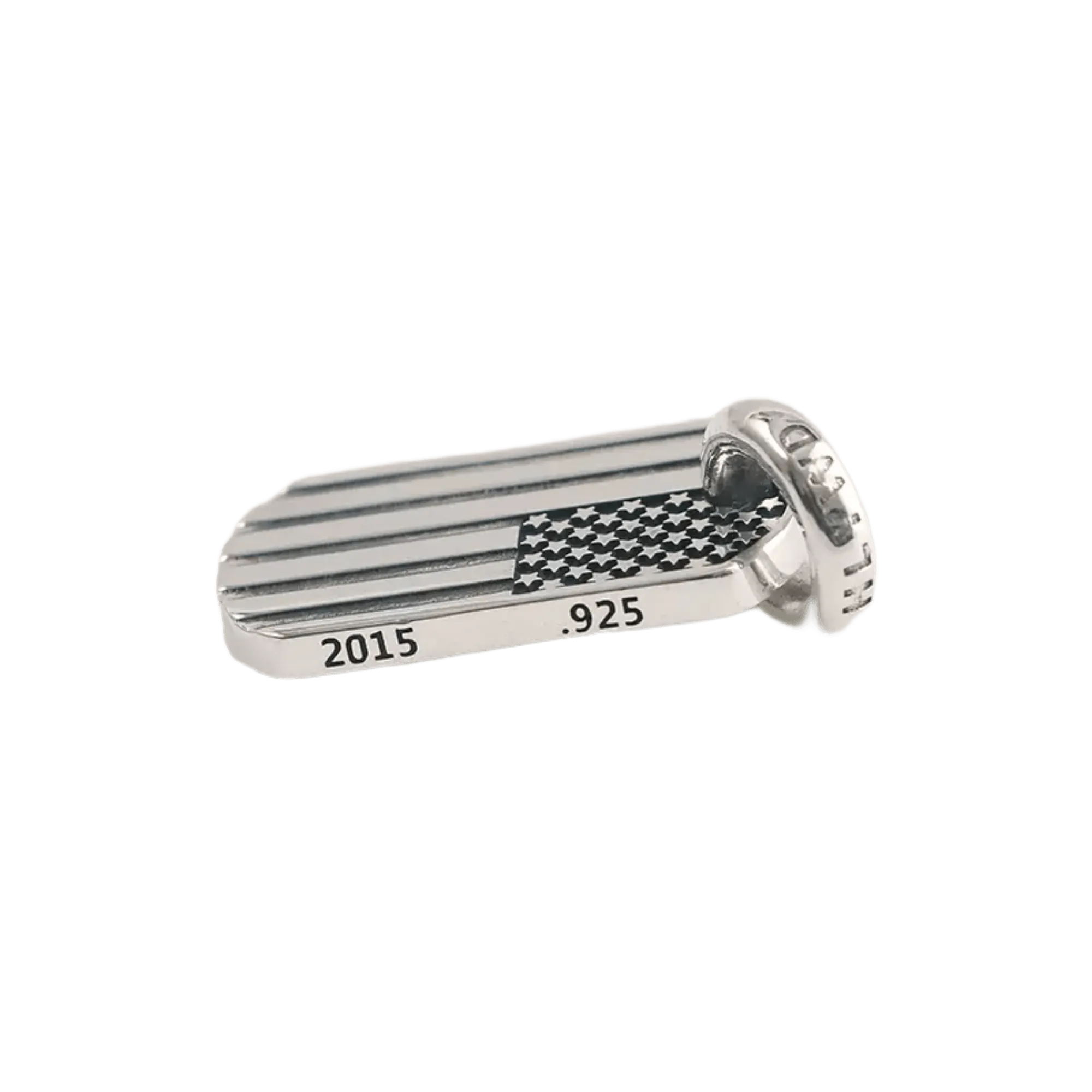 Good Art Dog Tag Pendant - Medium/ USA Flag