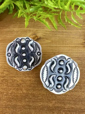 Grace Sterling Concho Ring