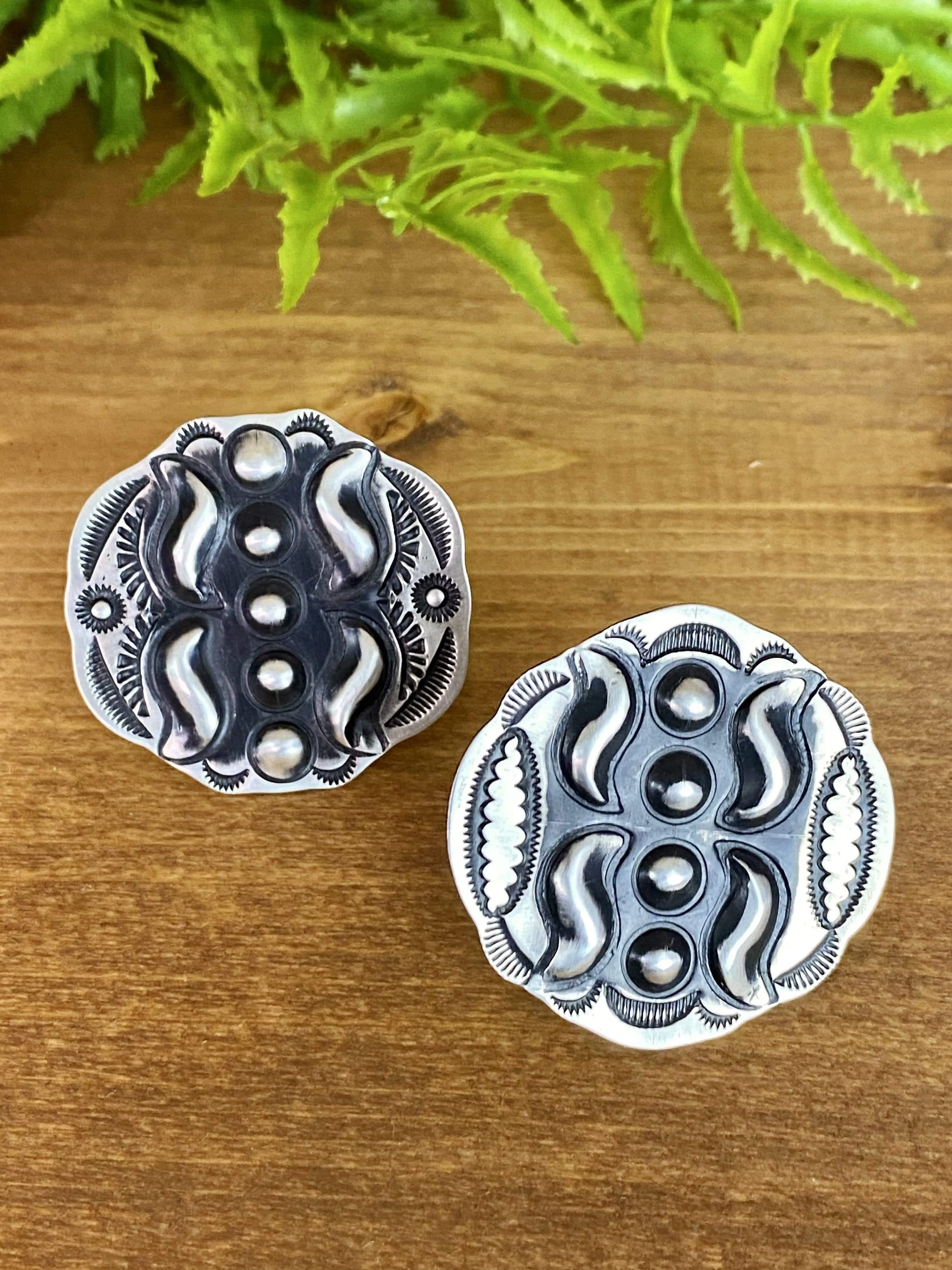 Grace Sterling Concho Ring