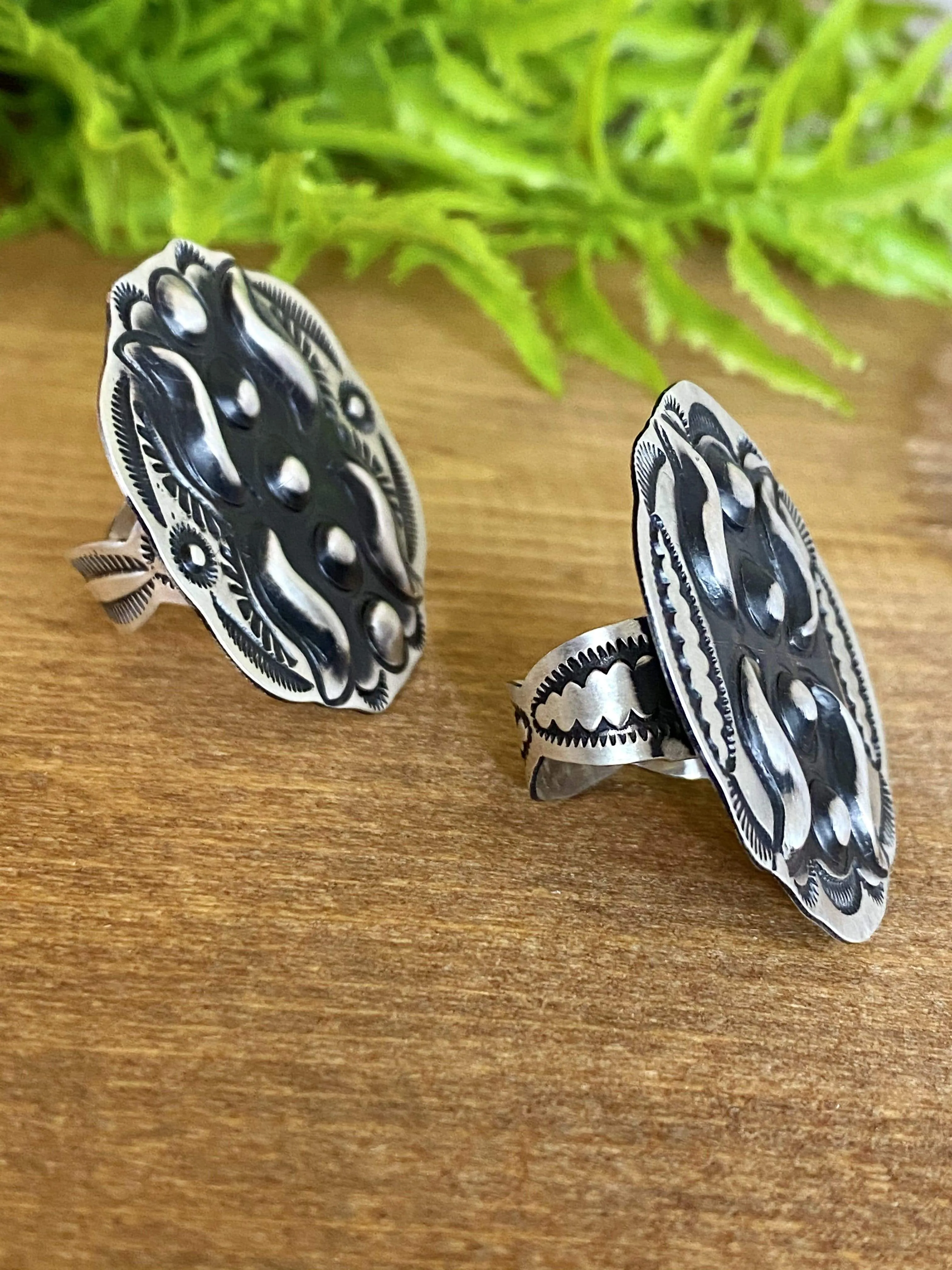 Grace Sterling Concho Ring