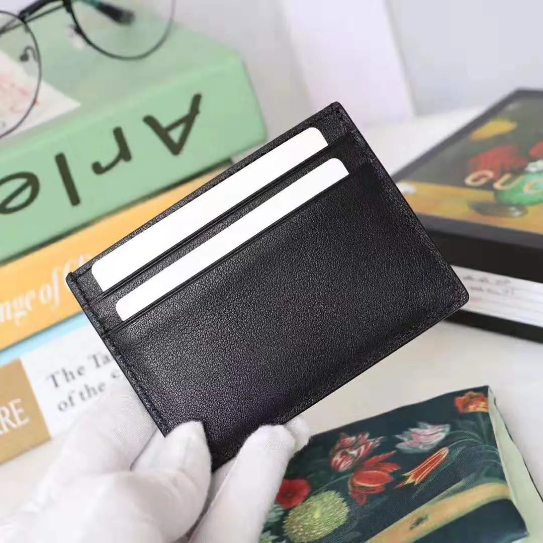 Gucci Blade Embroidered Card Case in Black