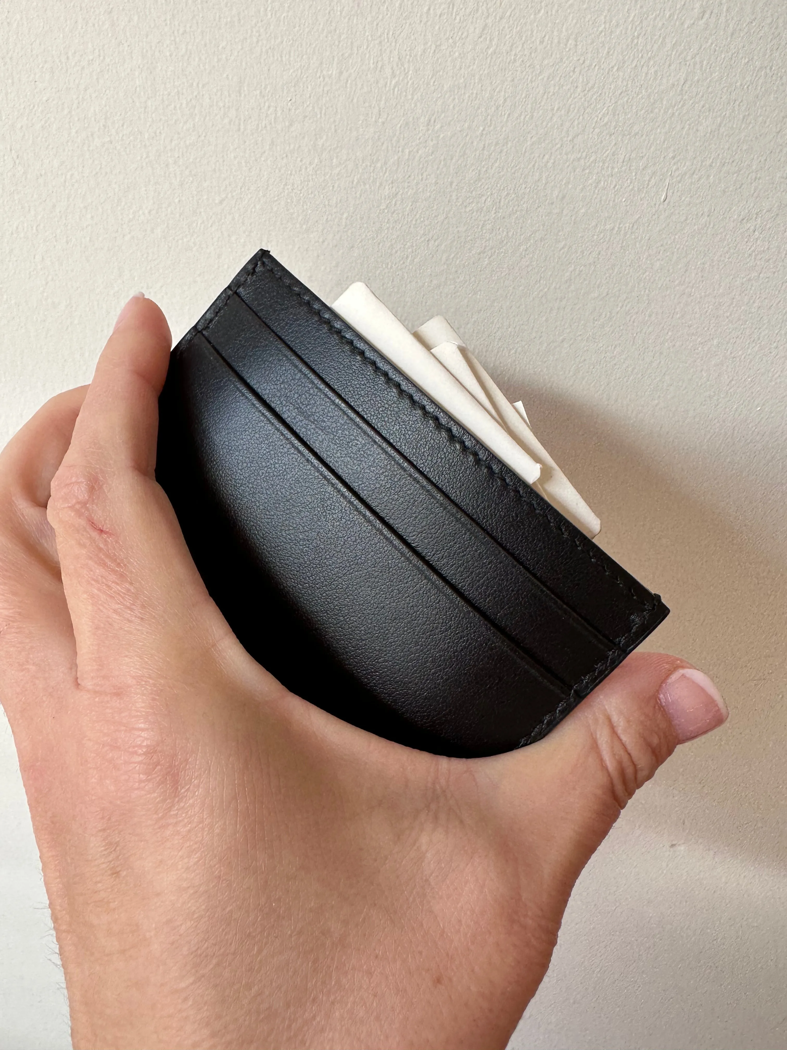 Gucci Blade Embroidered Card Case in Black