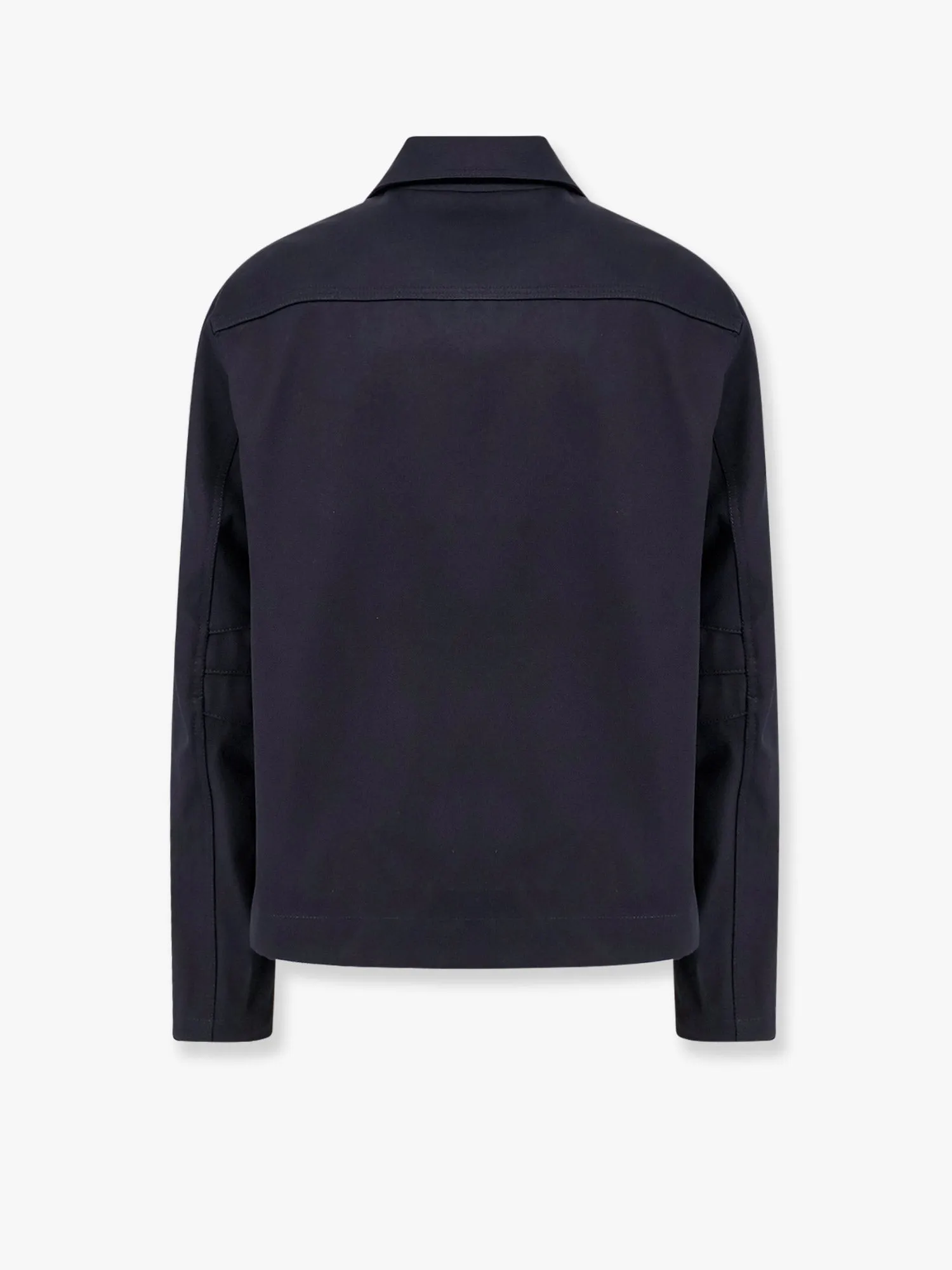 Gucci Cotton Gabardine Jacket With Embossed Logo