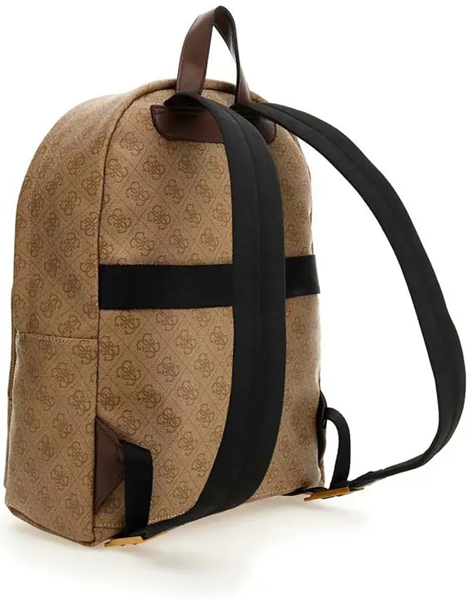 Guess Vezzola Smart Backpack In Lattee For Men