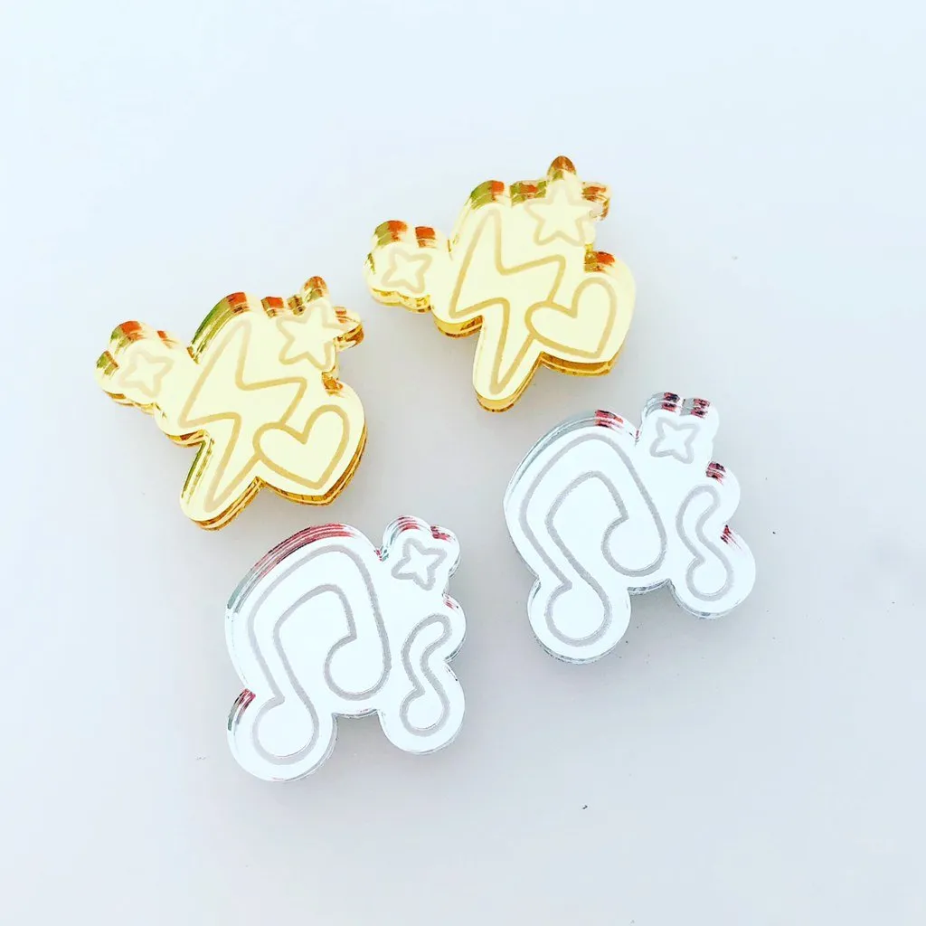 Gumball Charms Cabochons - 6  Pairs