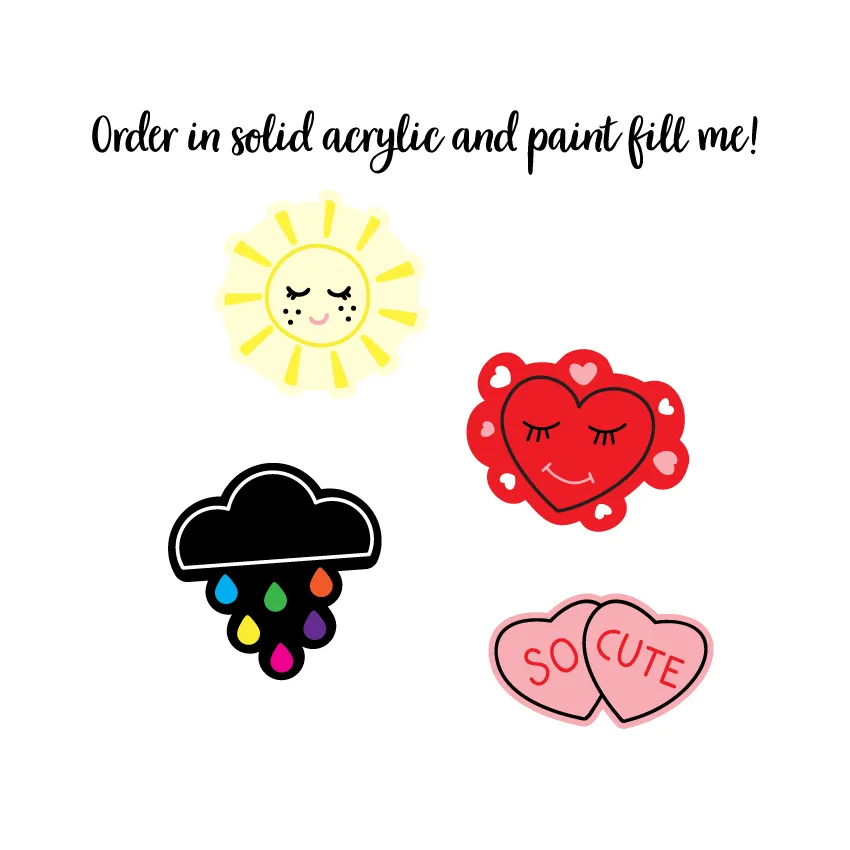 Gumball Charms Cabochons series #2 - 6 Pairs