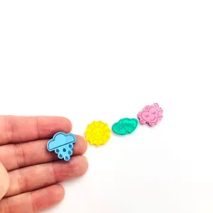 Gumball Charms Cabochons series #2 - 6 Pairs