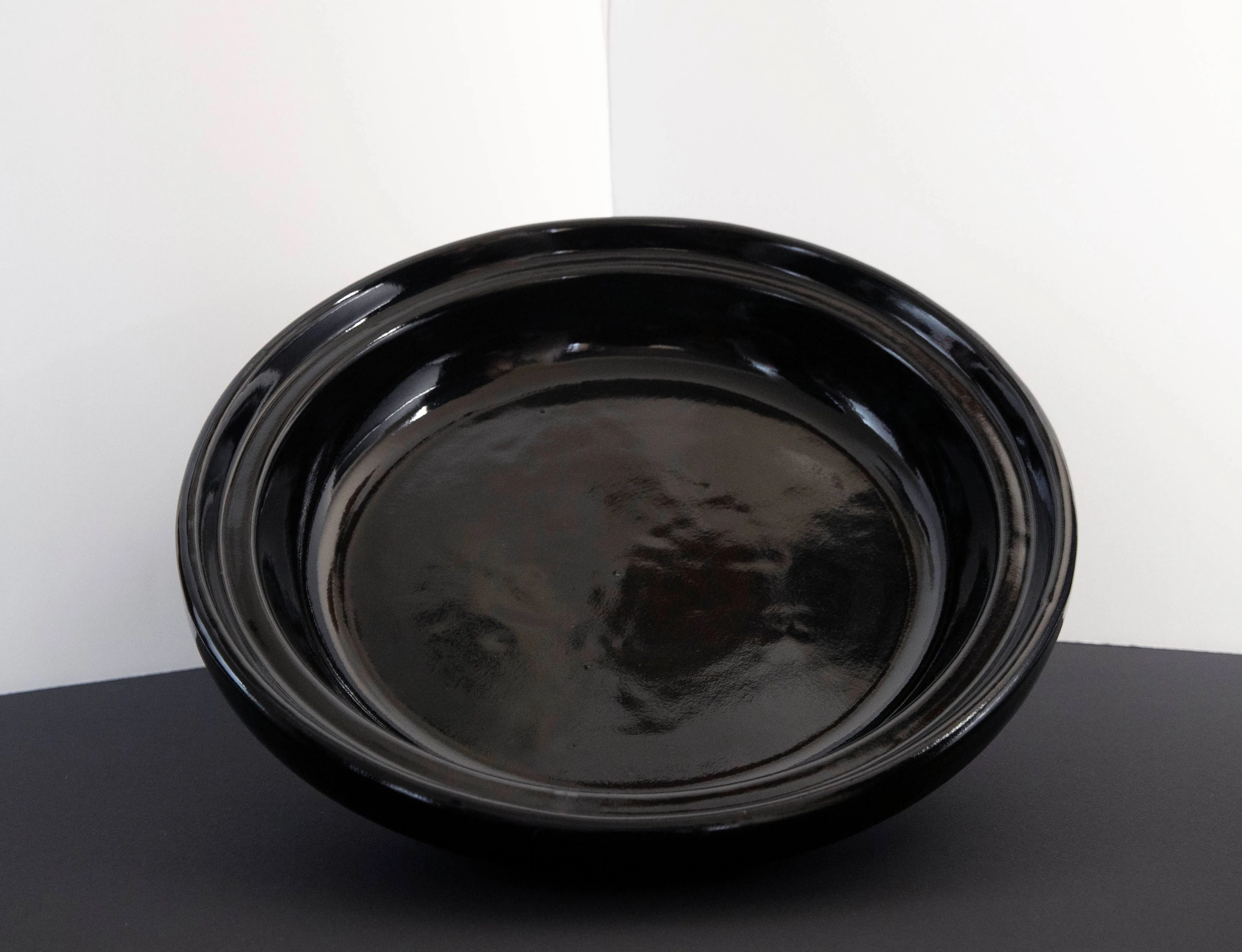 Hand Painted Black Moroccan Cooking Tagine