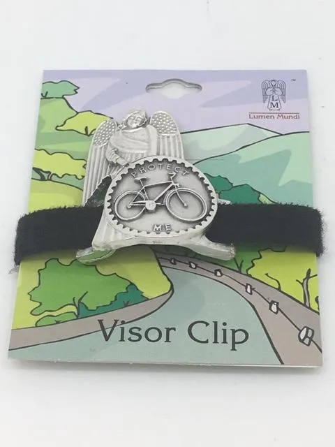 Handle Bar Clip with Bicycle and Guardian Angel