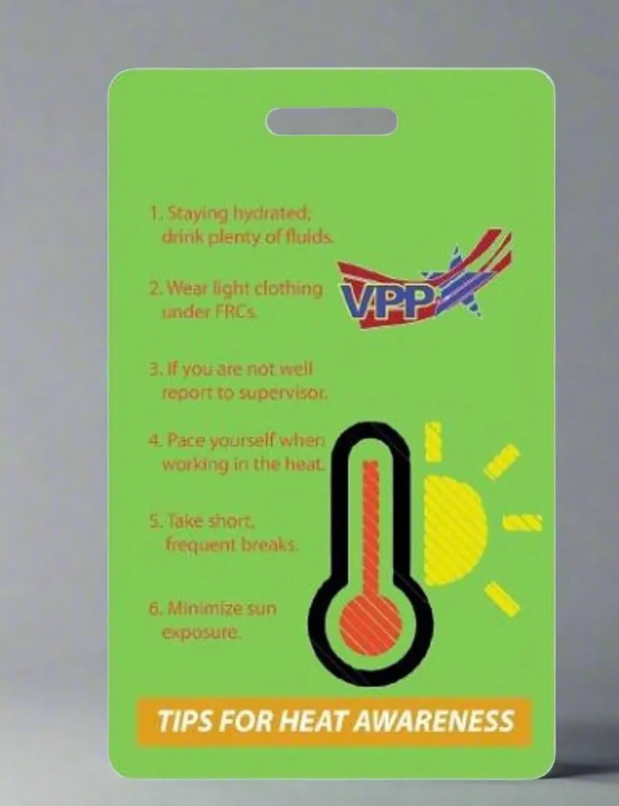 Heat Stress Recognition Badge (Package of 50) - #402907