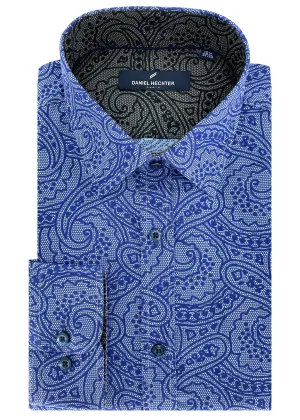 Hechter Paris Paisley Slim Fit Non-Iron Dress Shirt