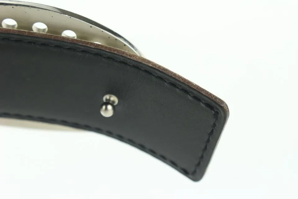 Hermès White x Black x Silver Reversible H Logo Belt Kit 864her49