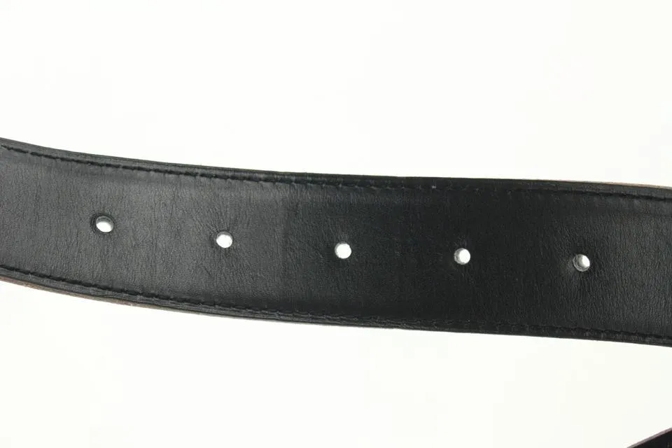 Hermès White x Black x Silver Reversible H Logo Belt Kit 864her49
