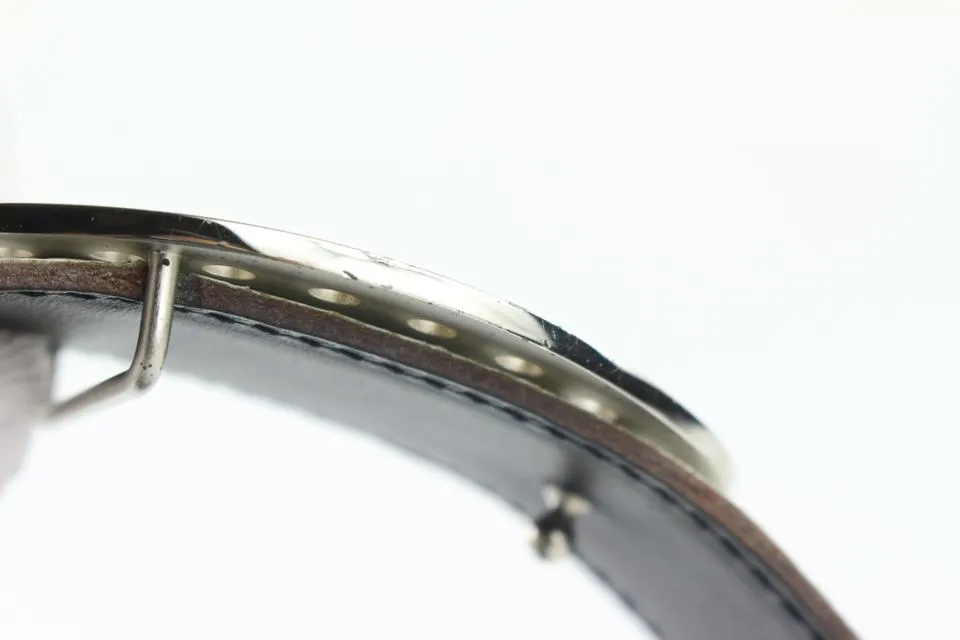 Hermès White x Black x Silver Reversible H Logo Belt Kit 864her49