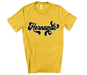 Hernando Retro Shirt / DC -Desoto County Schools / Mississippi School Shirt