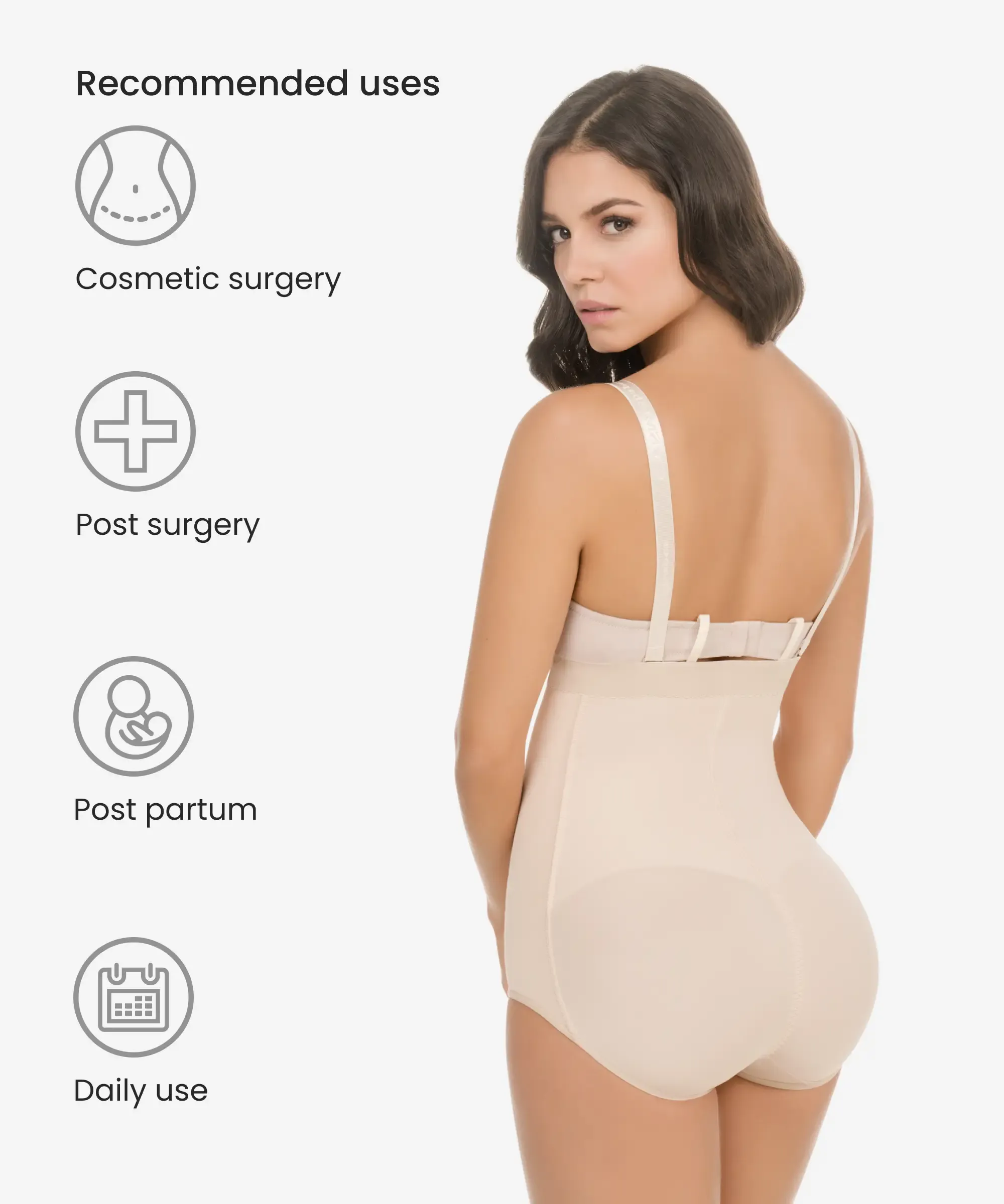 High-compression body shaper - Styles 2117 / 2118