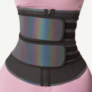 High Compression Latex Belt with Double Closure for Women
