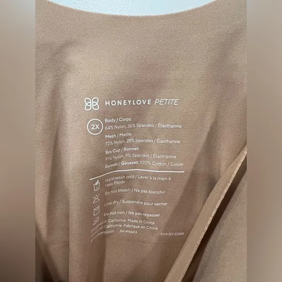 HoneyLove Cami Bodysuit