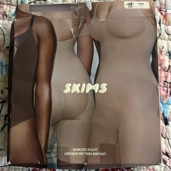 🌟HP🌟SKIMS Seamless Sculpt Low Back Mid Thigh Bodysuit