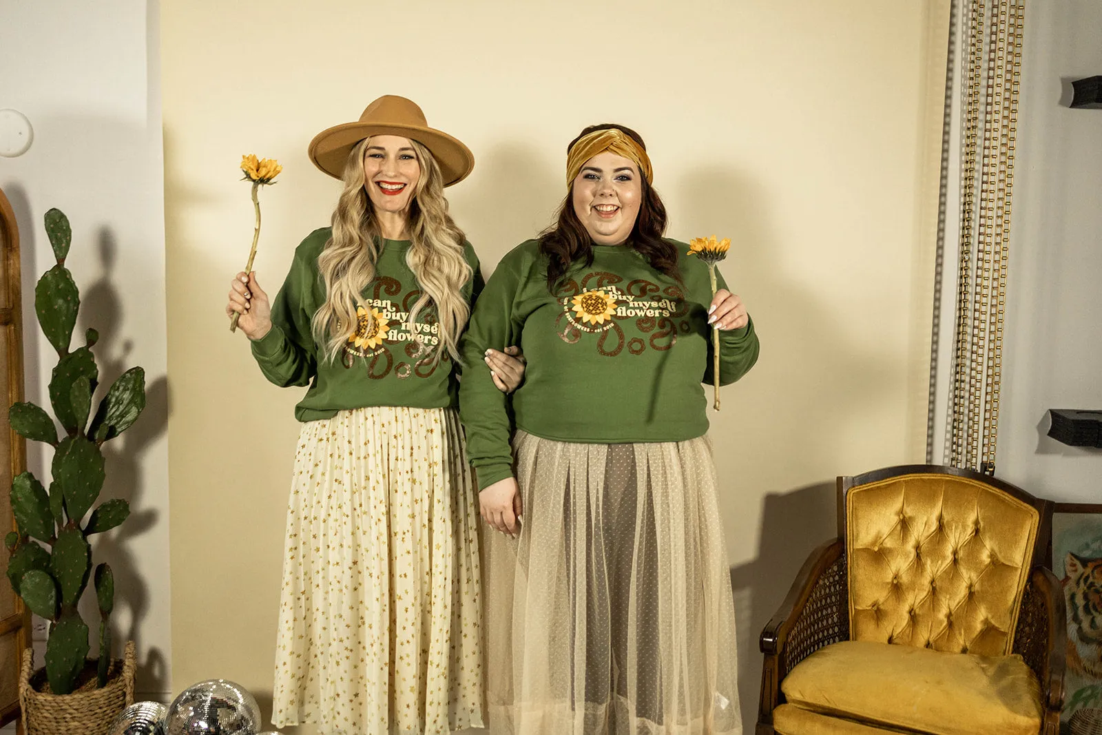 i can buy myself flowers crewneck sweatshirt