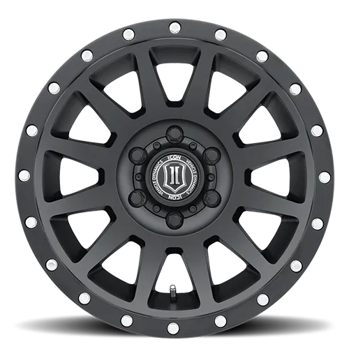 ICON Alloys - 17" Compression Wheels - Satin Black (6 X 5.5")