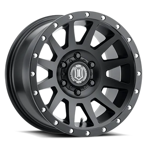 ICON Alloys - 17" Compression Wheels - Satin Black (6 X 5.5")