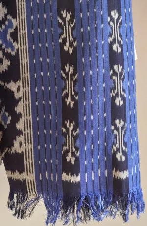 IKAT BLANKET - BLUE/NAVY
