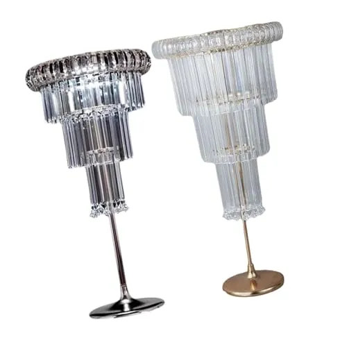 ILSMYSUTRA Acrylic Centerpiece Vase Living Room Table Home D©cor Wedding Reception Vase Silver| Centerpieces & Table Déco