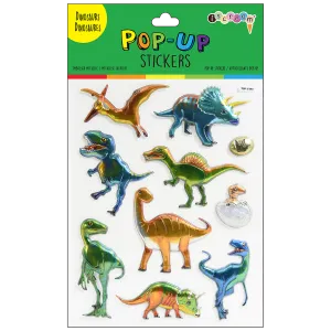 Iscream Dinosaur Pop-Up Stickers