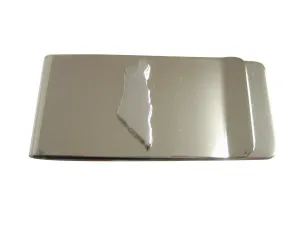 Israel Map Shape Money Clip