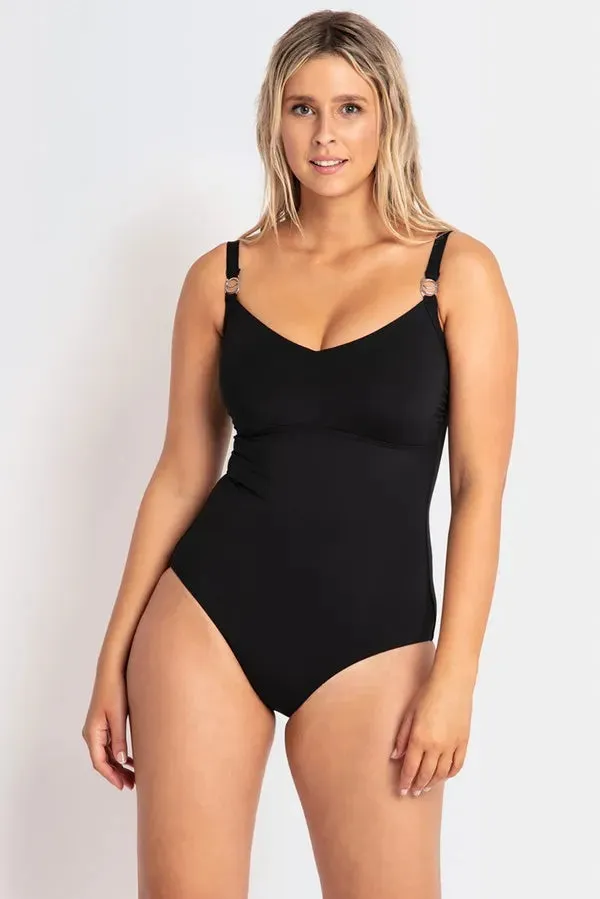 JANTZEN SWIMWEAR COSMOPOLITAN F/G MINIMISER 1PC BLACK