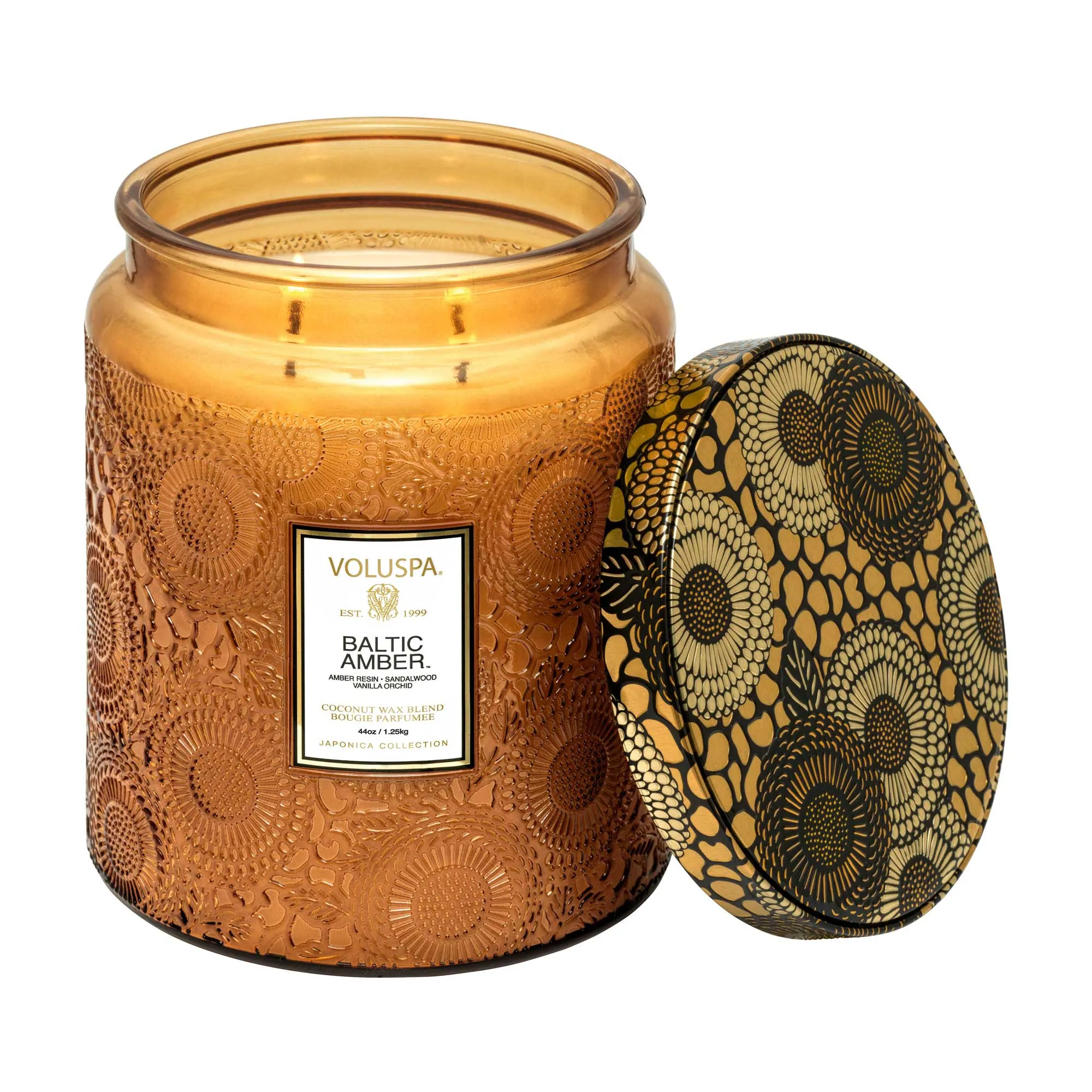 Japonica Luxe Jar, Baltic Amber