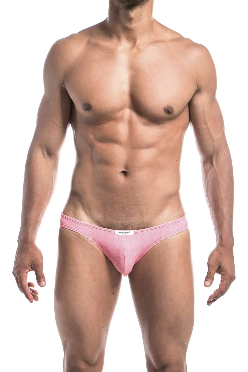 Joe Snyder JS01-Denim Denim Bikini Classic Red Denim
