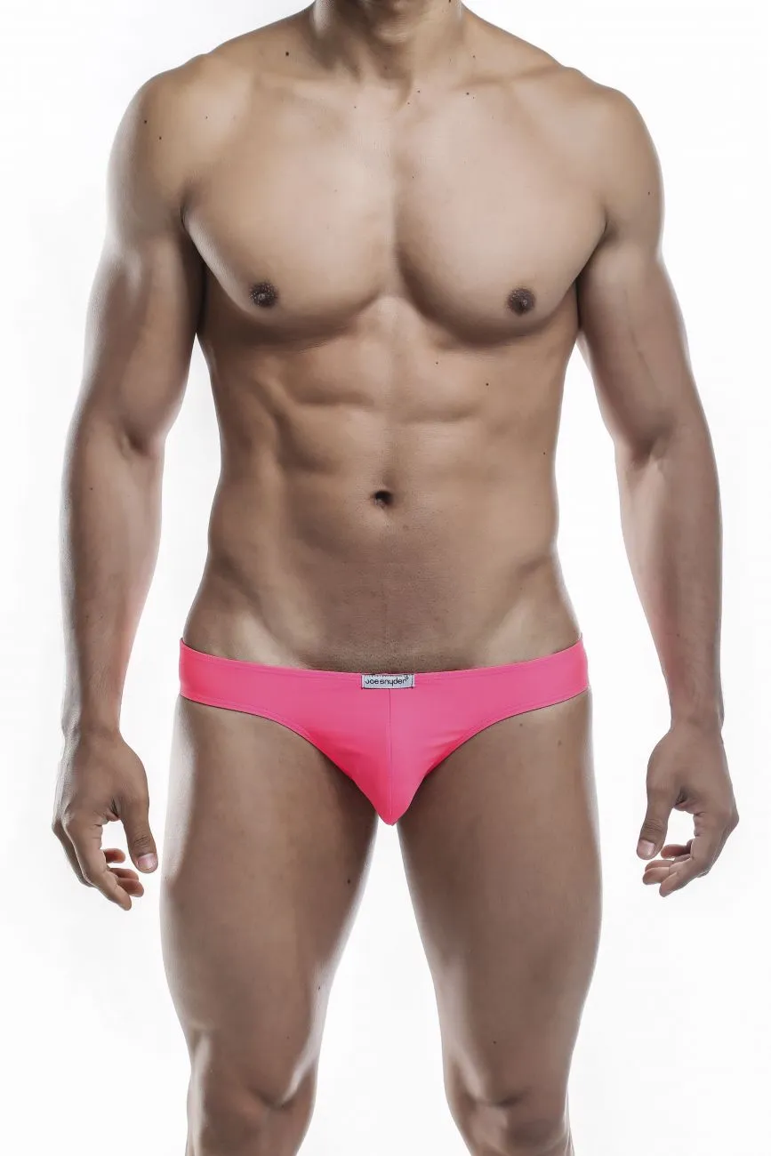 Joe Snyder JS01-Pol Polyester Bikini Classic Neon Pink Poly