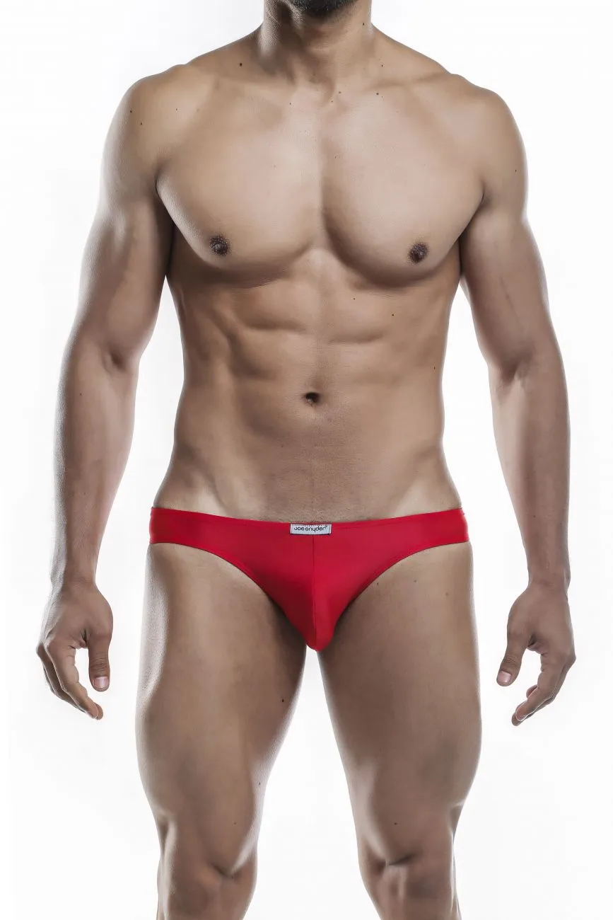 Joe Snyder JS01-Pol Polyester Bikini Classic Red Poly