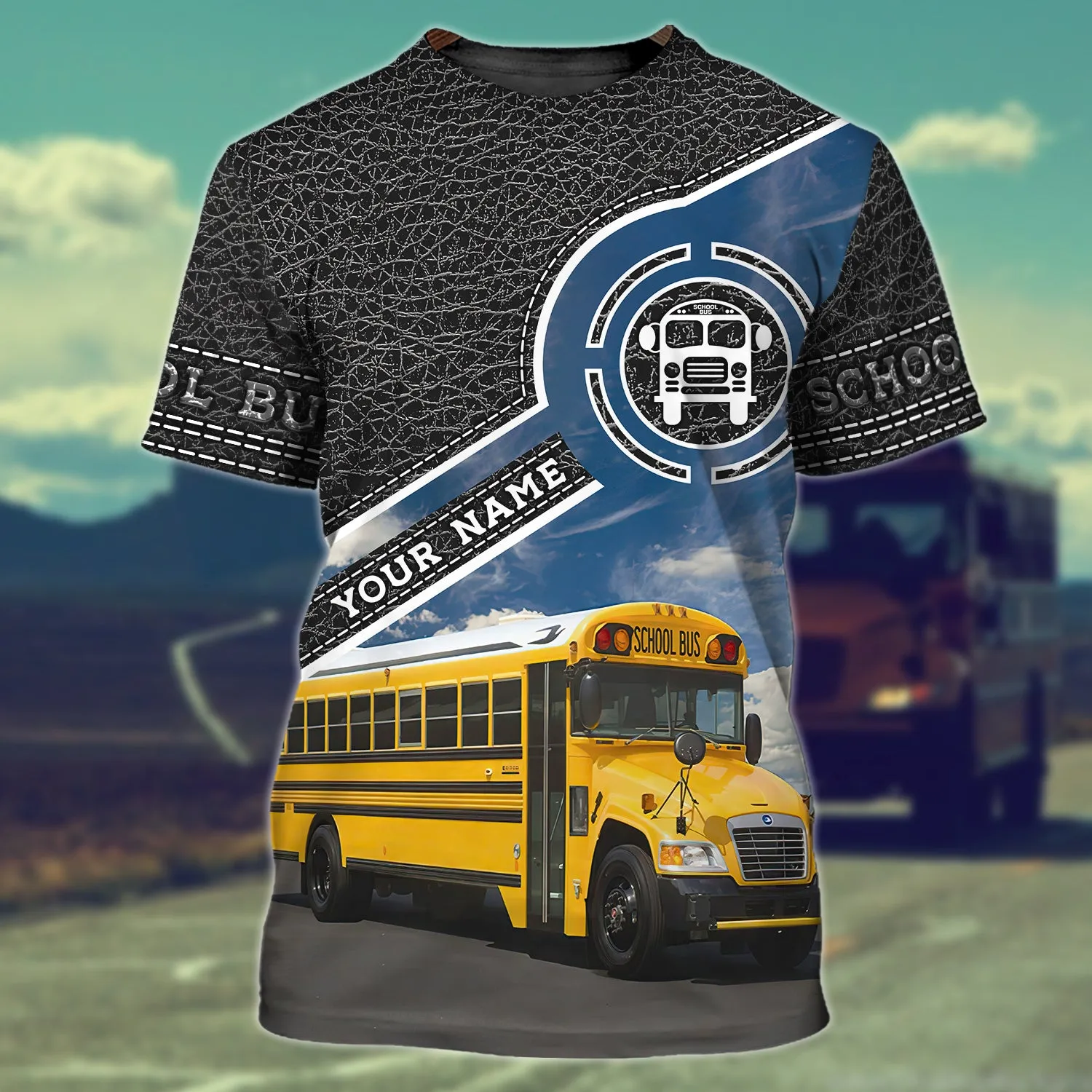 Keep My Bus Clean - Personalized Name 3D Tshirt