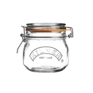 Kilner Clip Top Round Jar 0.5 Litre KL0025490