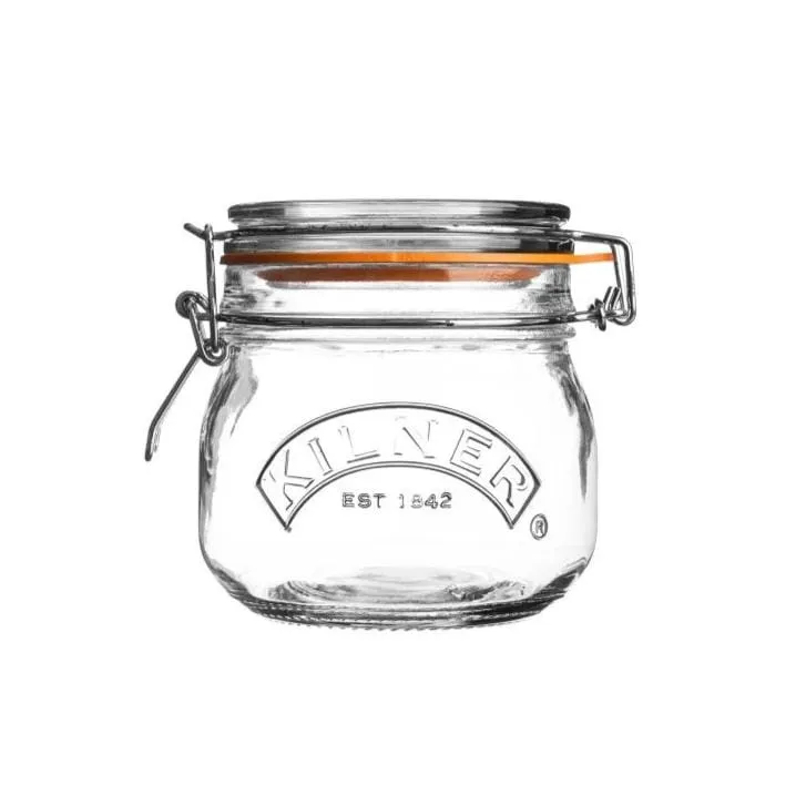 Kilner Clip Top Round Jar 0.5 Litre KL0025490