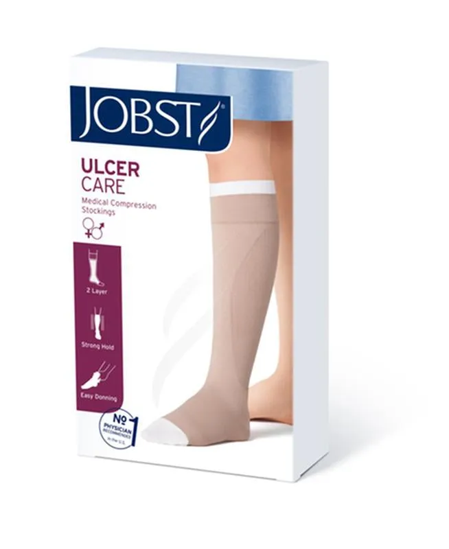 KT/1 JOBST ULCERCARE READY-TO-WEAR  XXL, NO ZIPPER, BLACK (INCL 1 STOCKING AND 2 LINERS)