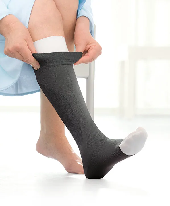 KT/1 JOBST ULCERCARE READY-TO-WEAR  XXL, NO ZIPPER, BLACK (INCL 1 STOCKING AND 2 LINERS)