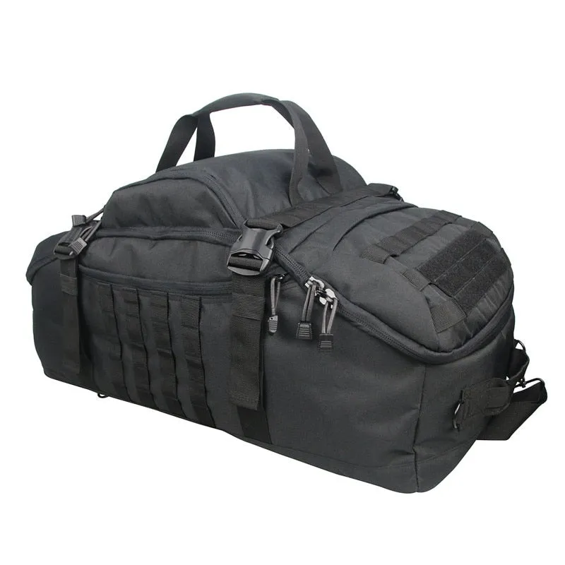 Large Hybrid Military Duffel Bag Backpack Waterproof Tactical Molle Bag